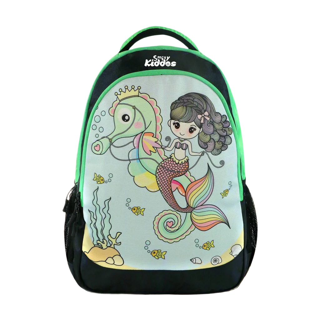 Smily Kiddos Junior Mermaid Theme School Backpack