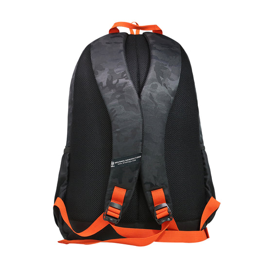 Mike Cosmo Casual Backpack - Black & orange
