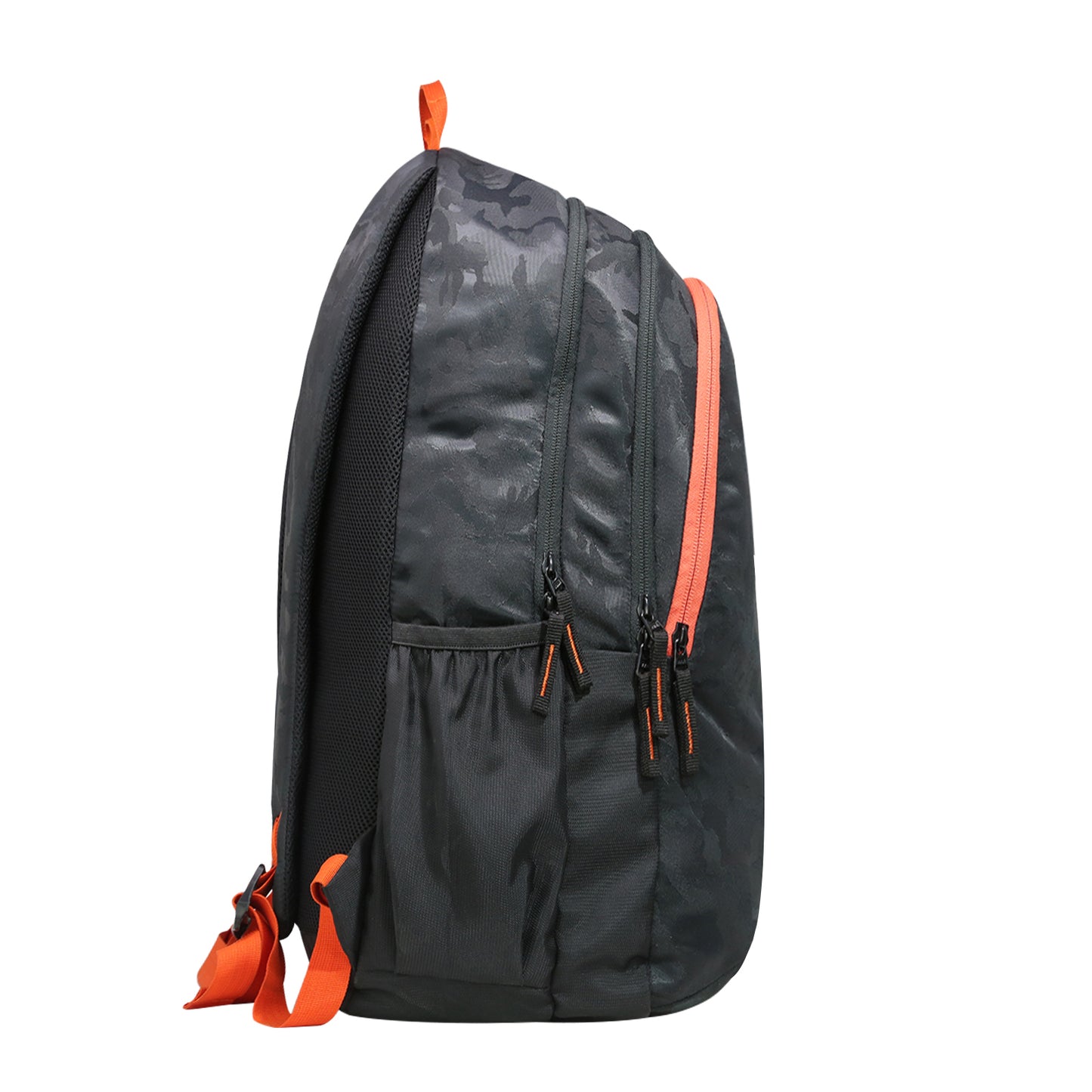 Mike Cosmo Casual Backpack - Black & orange