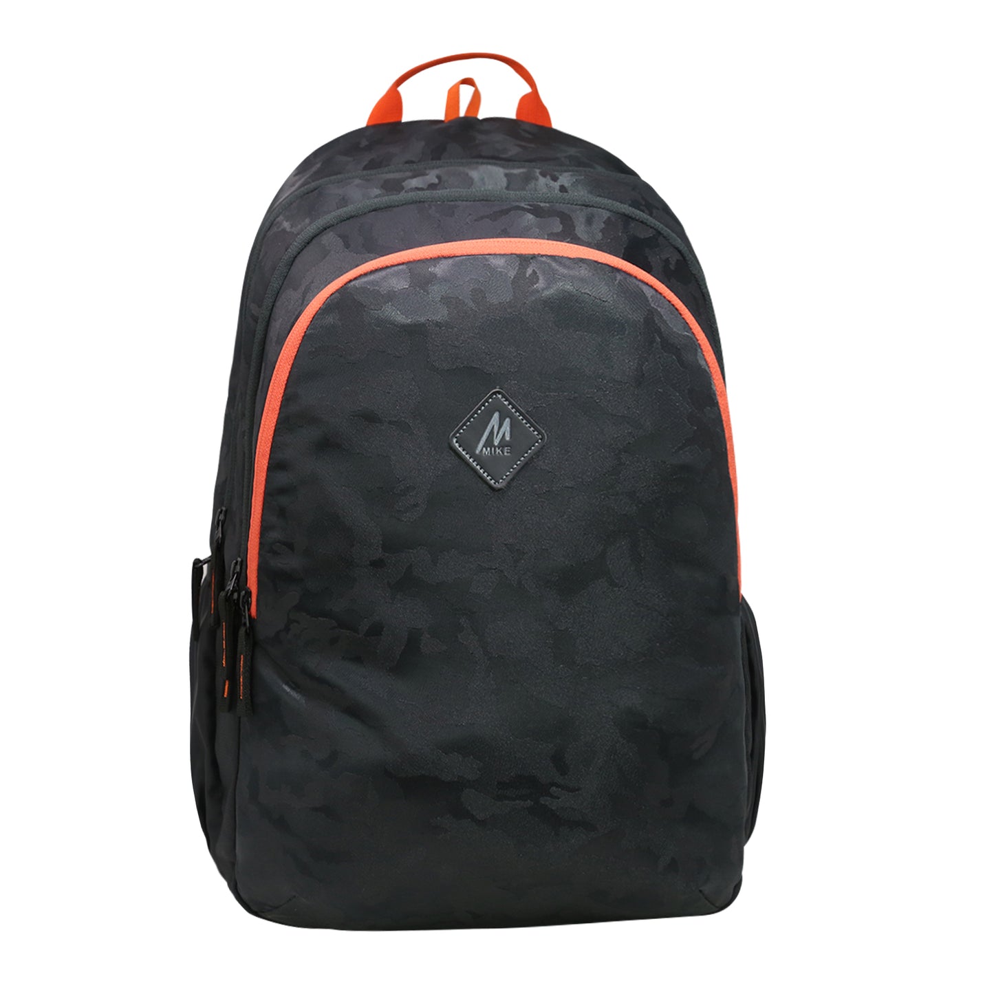 Mike Cosmo Casual Backpack - Black & orange