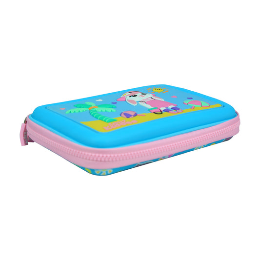 Scented Hardtop Single Compartment Pencil Case - Light Blue