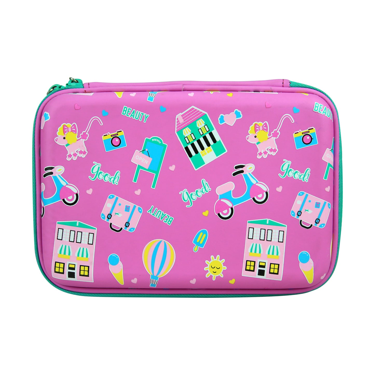 Smily Kiddos Scented Hardtop Pencil Box Purple