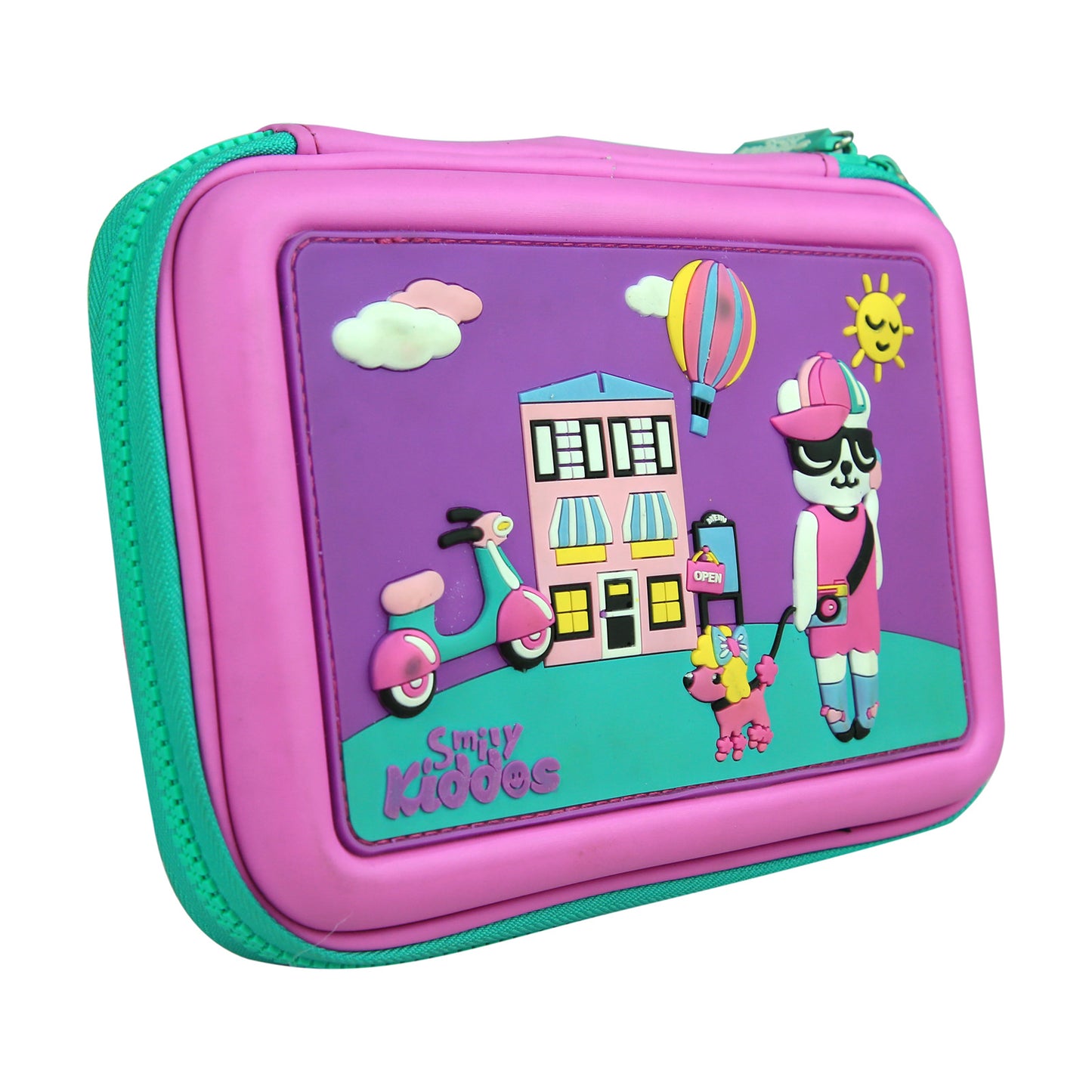 Smily Kiddos Scented Hardtop Pencil Box Purple