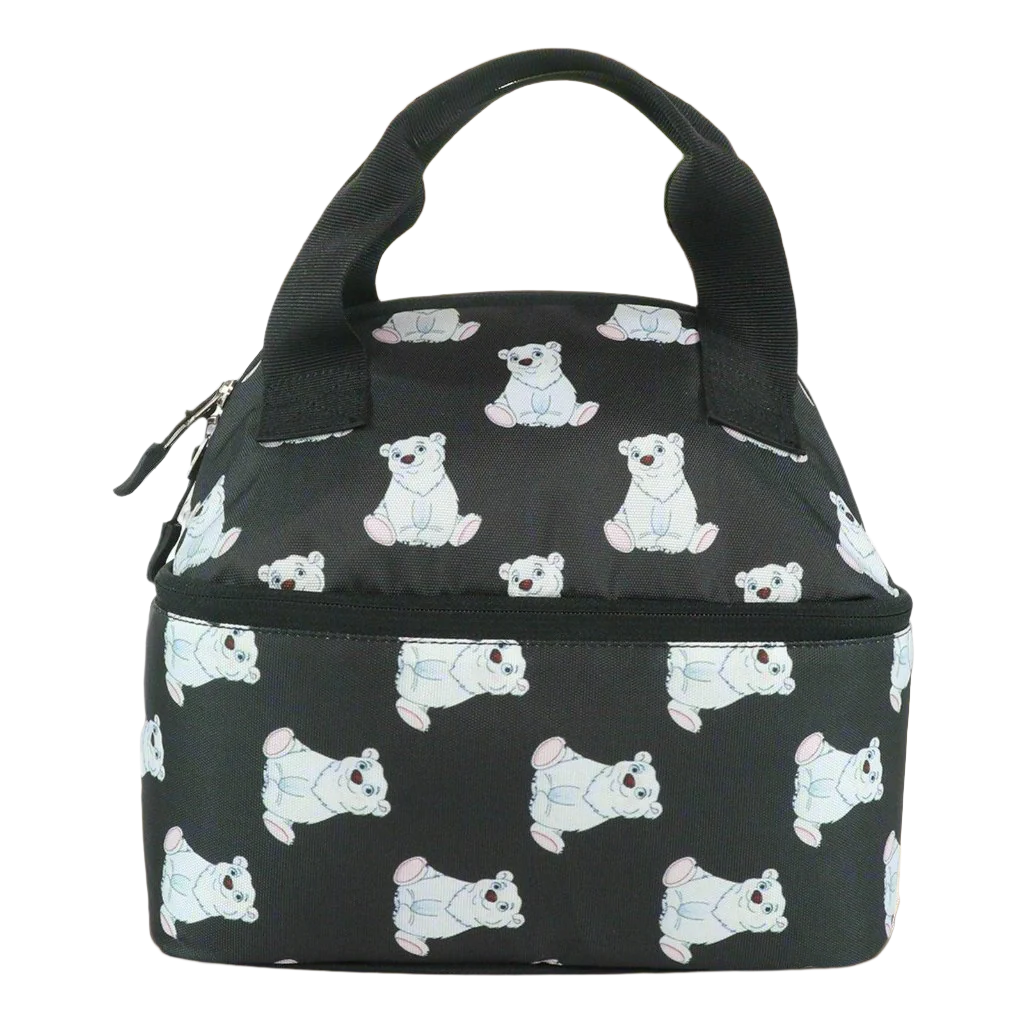 Smily Kiddos Double Decker Lunch Bag Panda Theme - Black LxWxH :25.5 X 17 X 20 CM