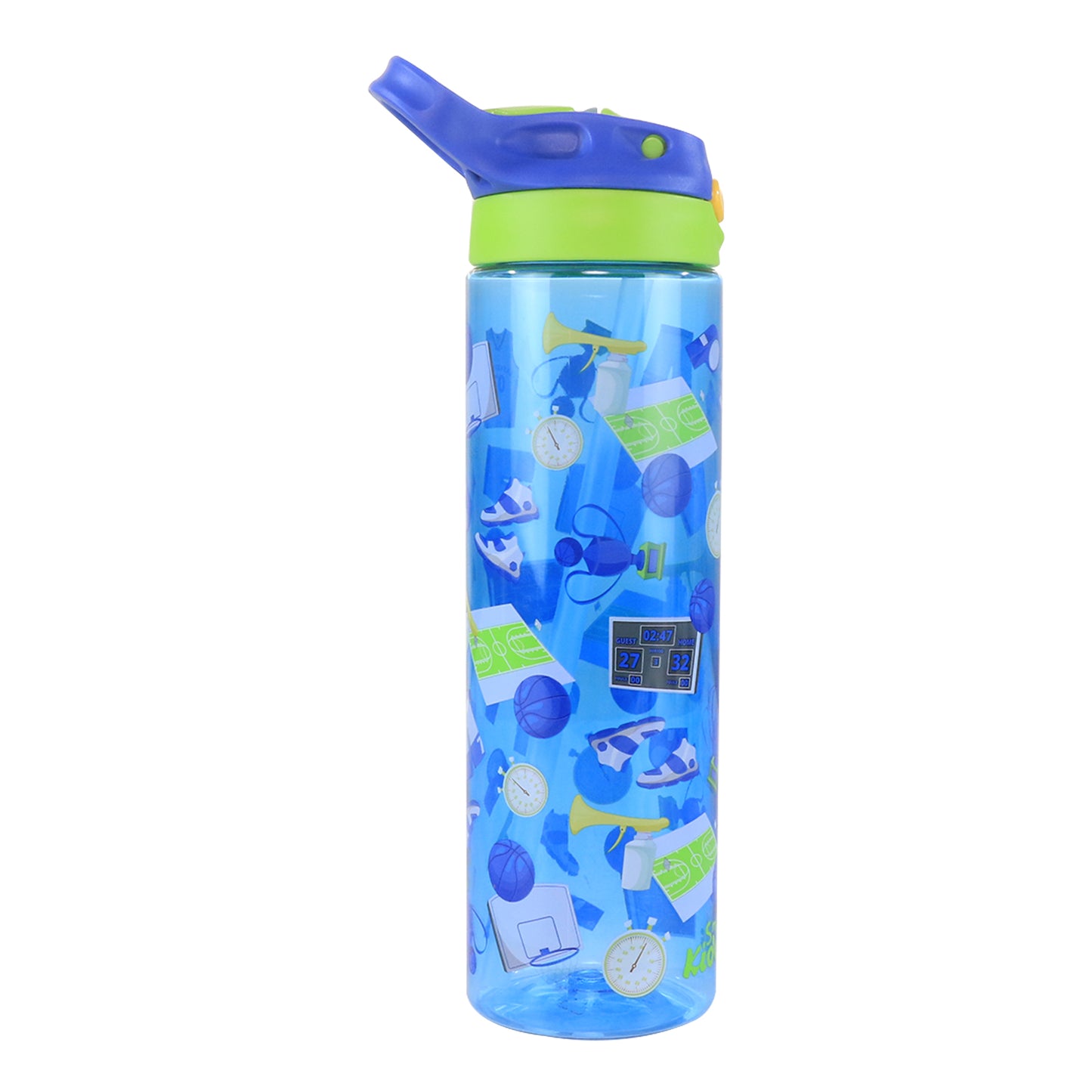 Smily kiddos Sipper Bottle 750 ml - Basket Ball Theme Blue