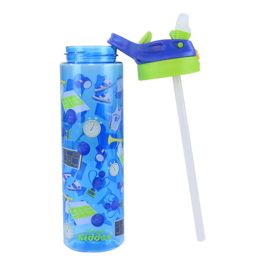 Smily kiddos Sipper Bottle 750 ml - Basket Ball Theme Blue