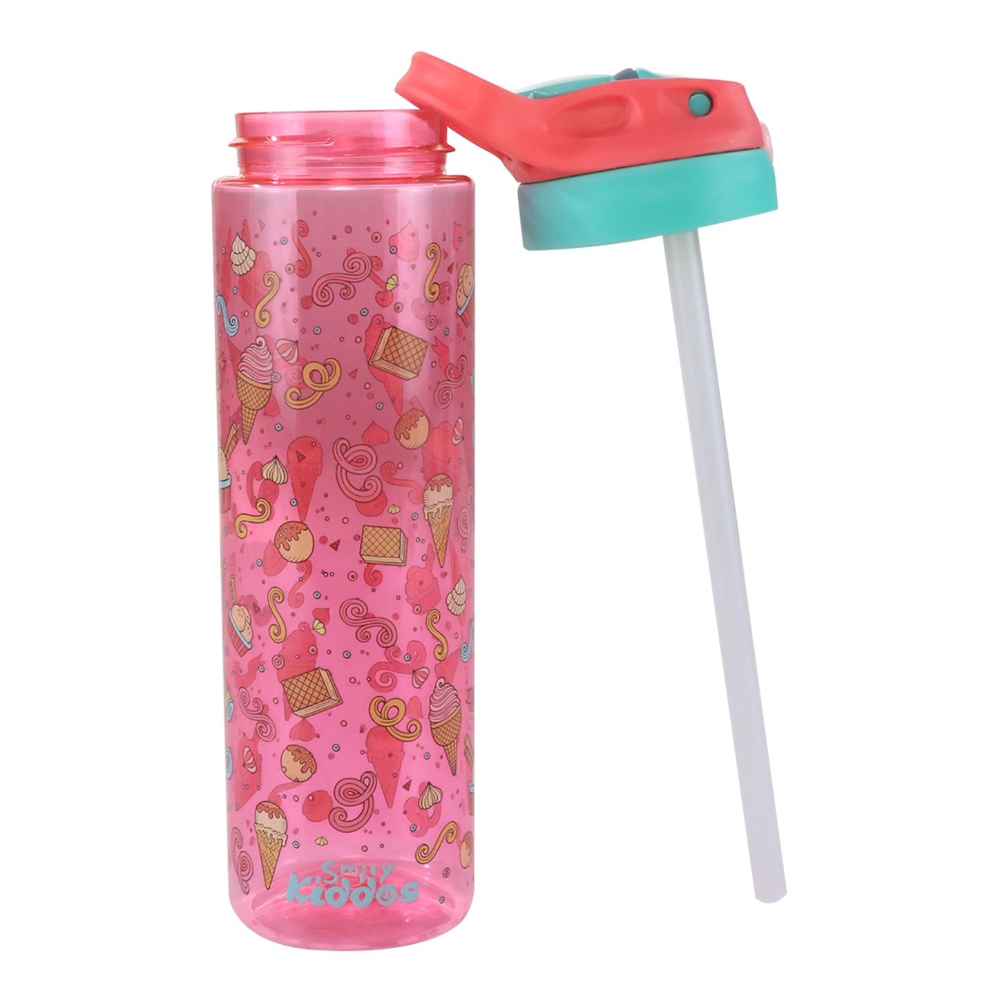 Smily kiddos Sipper bottle 750 ml - Ice Cream Theme Pink