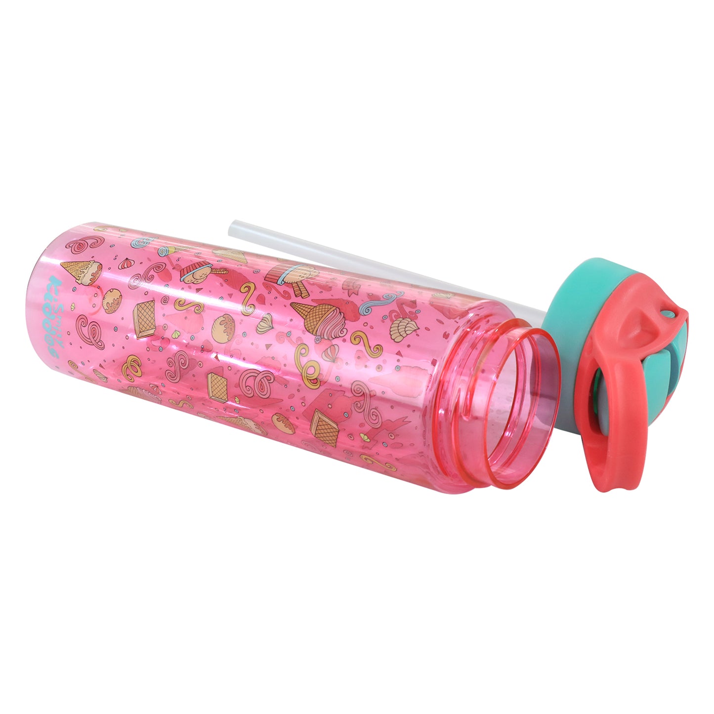 Smily kiddos Sipper bottle 750 ml - Ice Cream Theme Pink