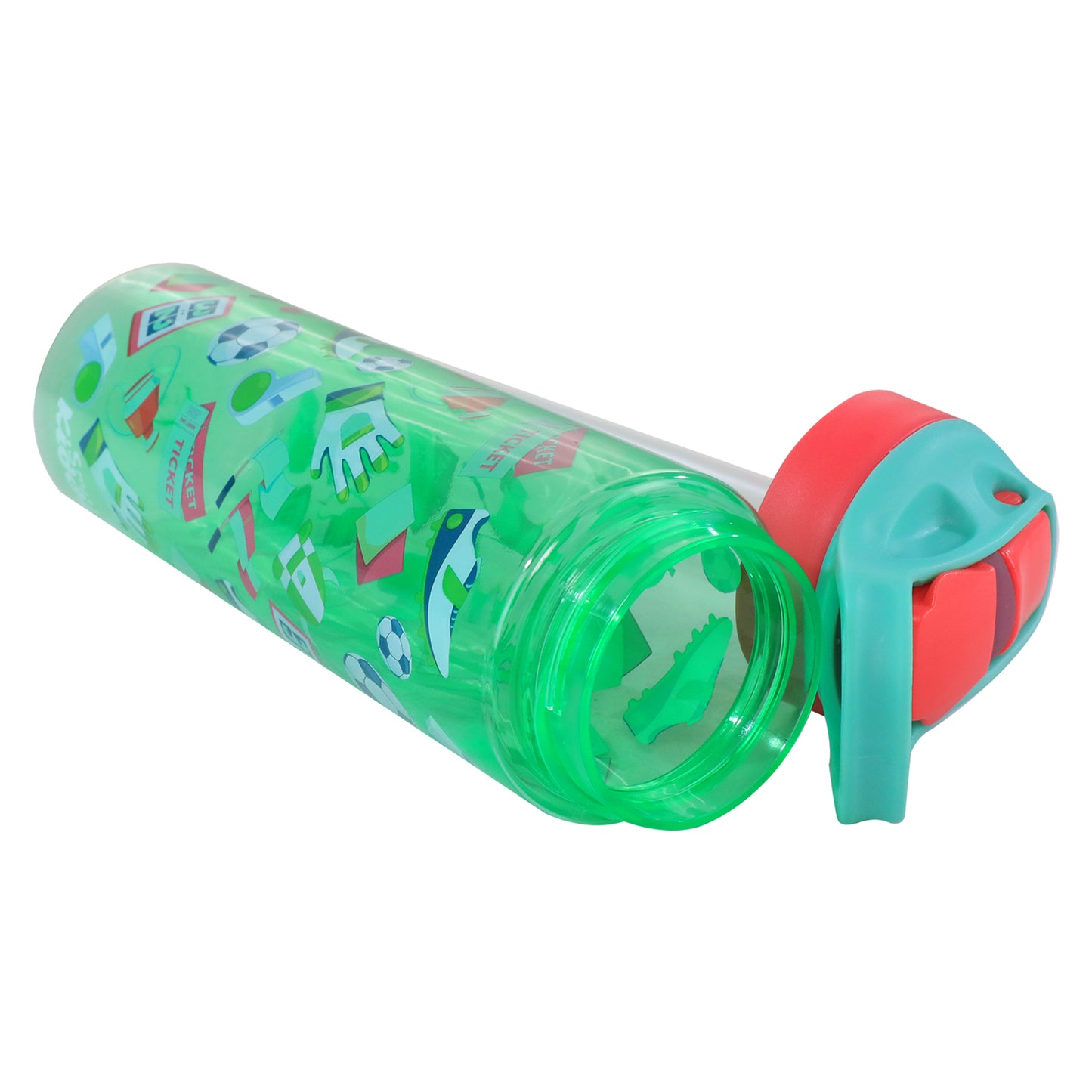Smily kiddos Sipper bottle 750 ml - Foot Ball Theme Green