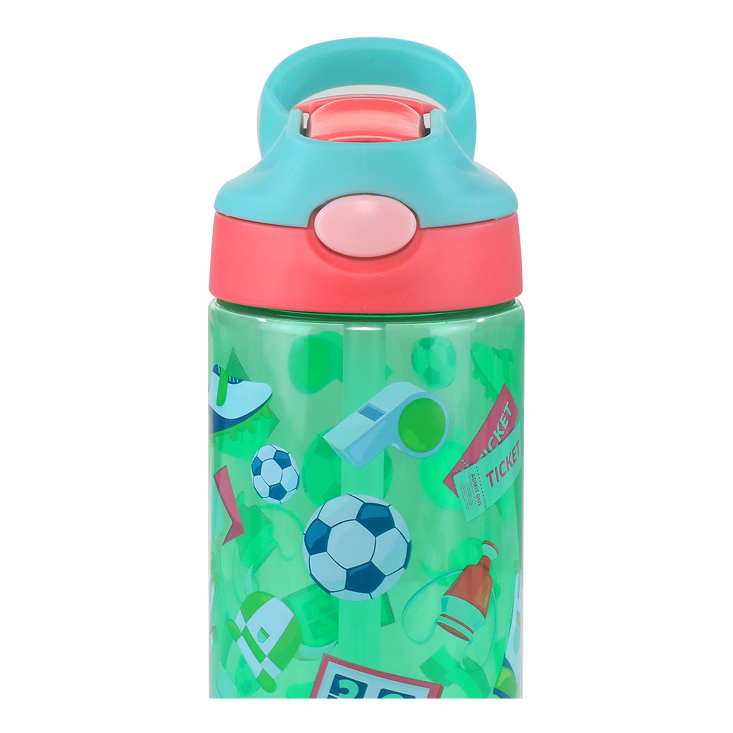 Smily kiddos Sipper bottle 750 ml - Foot Ball Theme Green