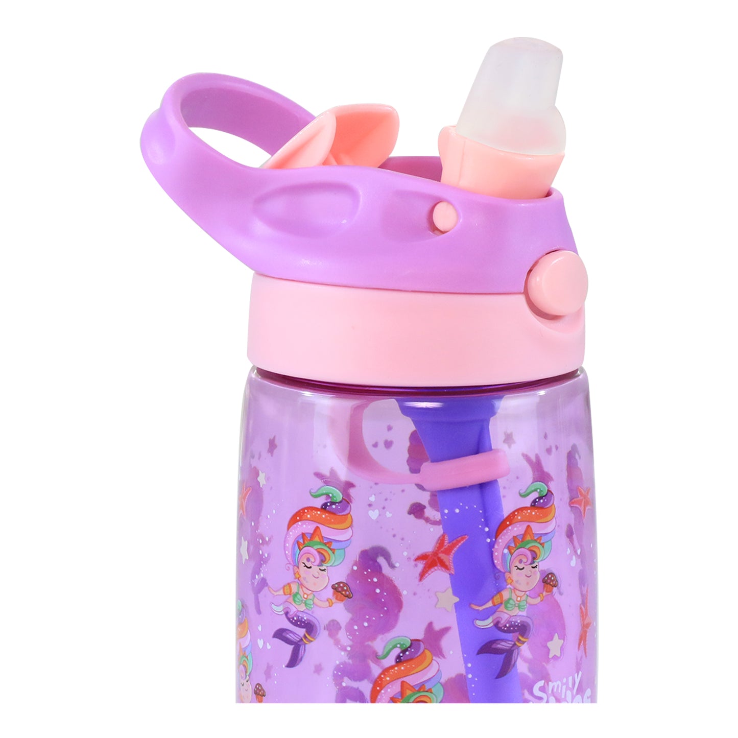 Smily kiddos Sipper bottle 450 ml - Mermaid Theme Purple
