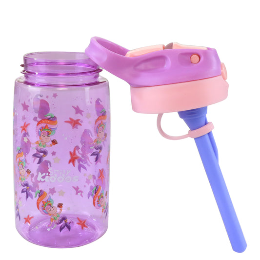 Smily kiddos Sipper bottle 450 ml - Mermaid Theme Purple