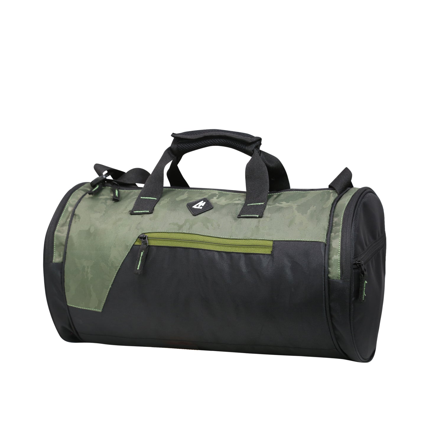 Mike Dual Tone Gym Bag - Camo Green