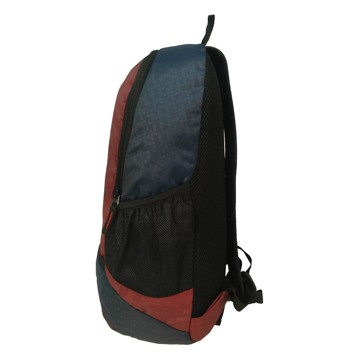 Mike Pixel Casual Backpack - Wine Red