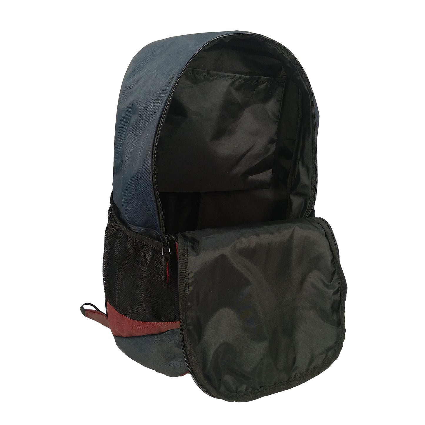Mike Pixel Casual Backpack - Wine Red