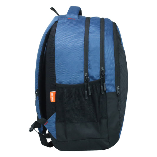 Mike Viper Laptop Backpack - Black Blue