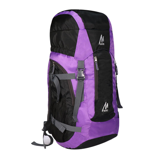 MIKE 43L Hiking Backpack - Purple and Black