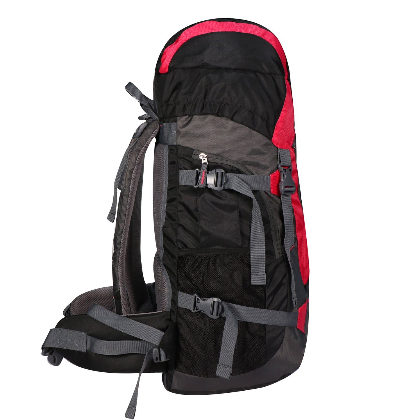 MIKE 43L Hiking Backpack - Pink and Black