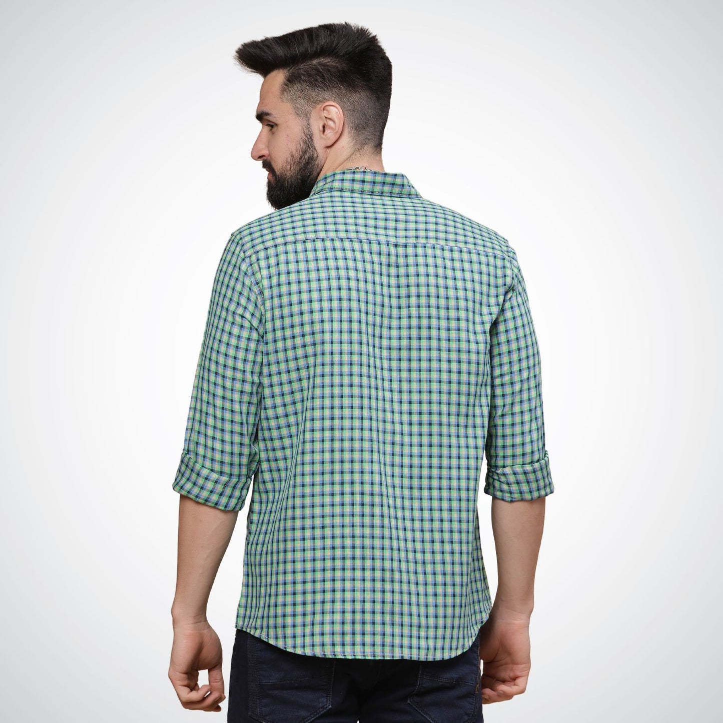 Mike Club Green Casual Shirt