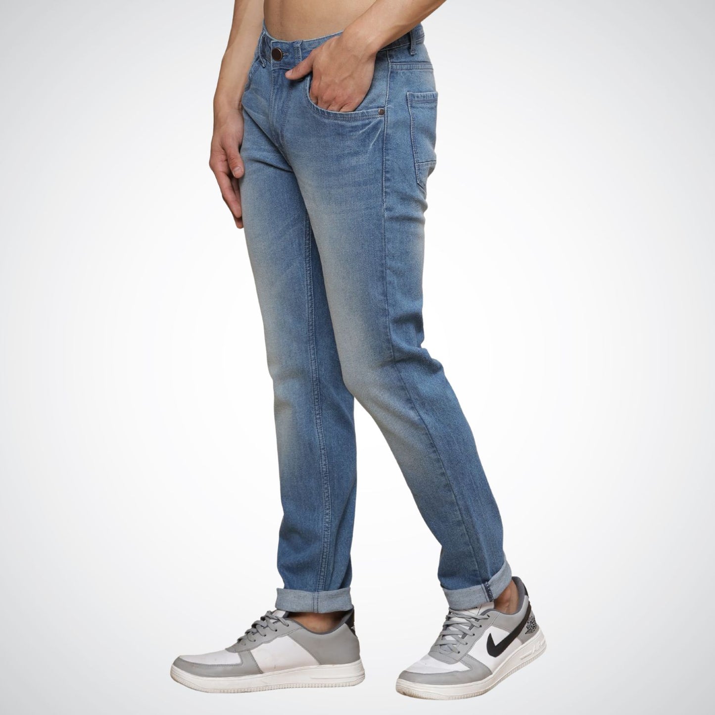 Mike Club -Denim Bottom - Light Blue