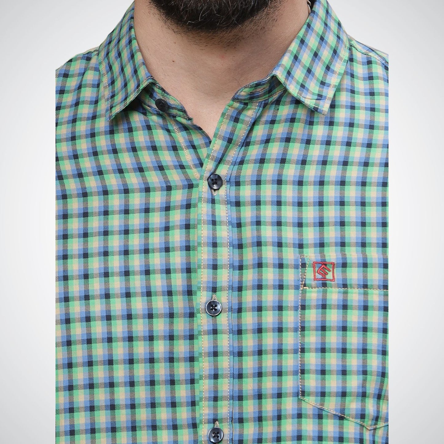 Mike Club Green Casual Shirt