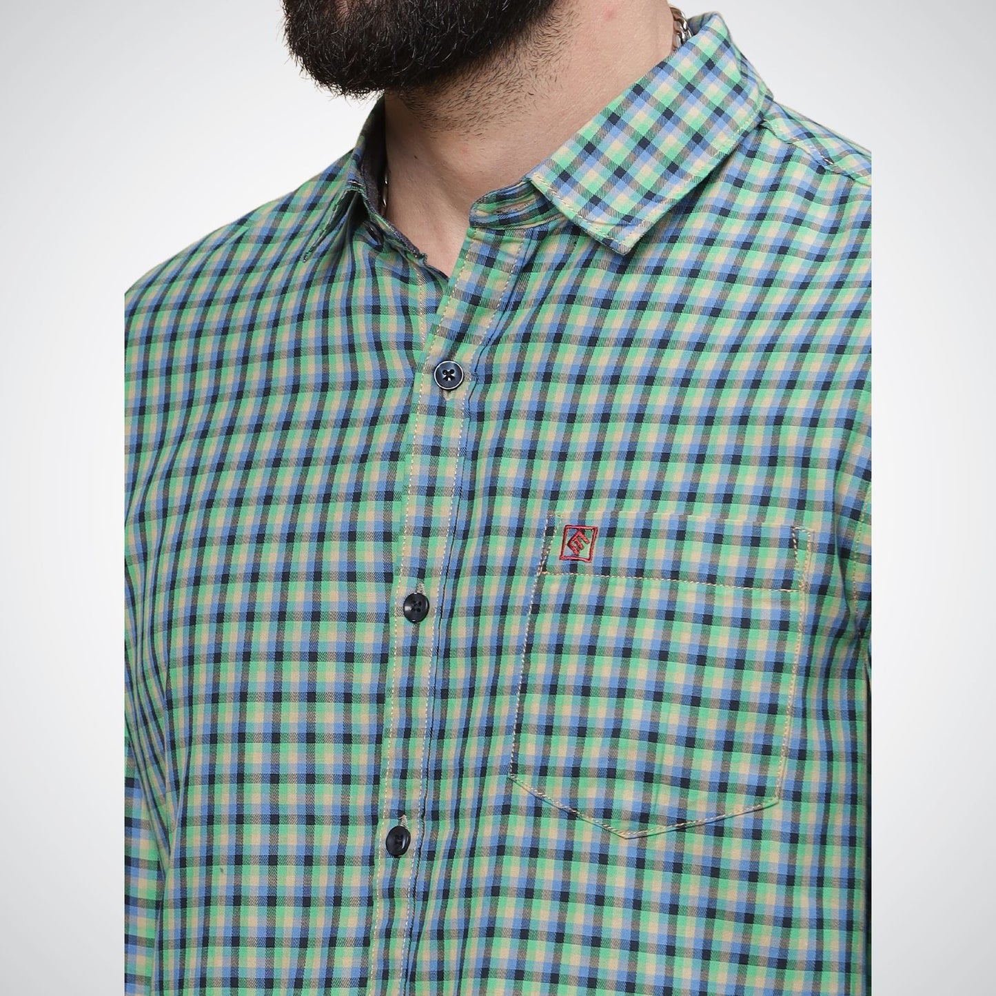 Mike Club Green Casual Shirt