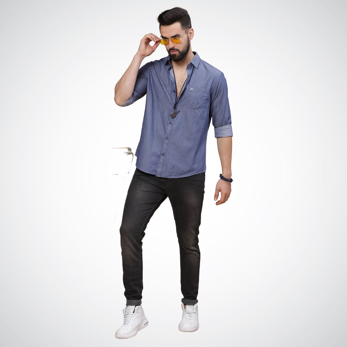 Mike Club Navy Blue Shirt
