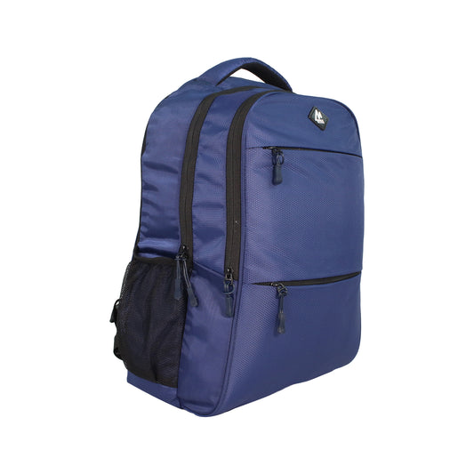 Mike Trident Laptop Backpack - Navy Blue
