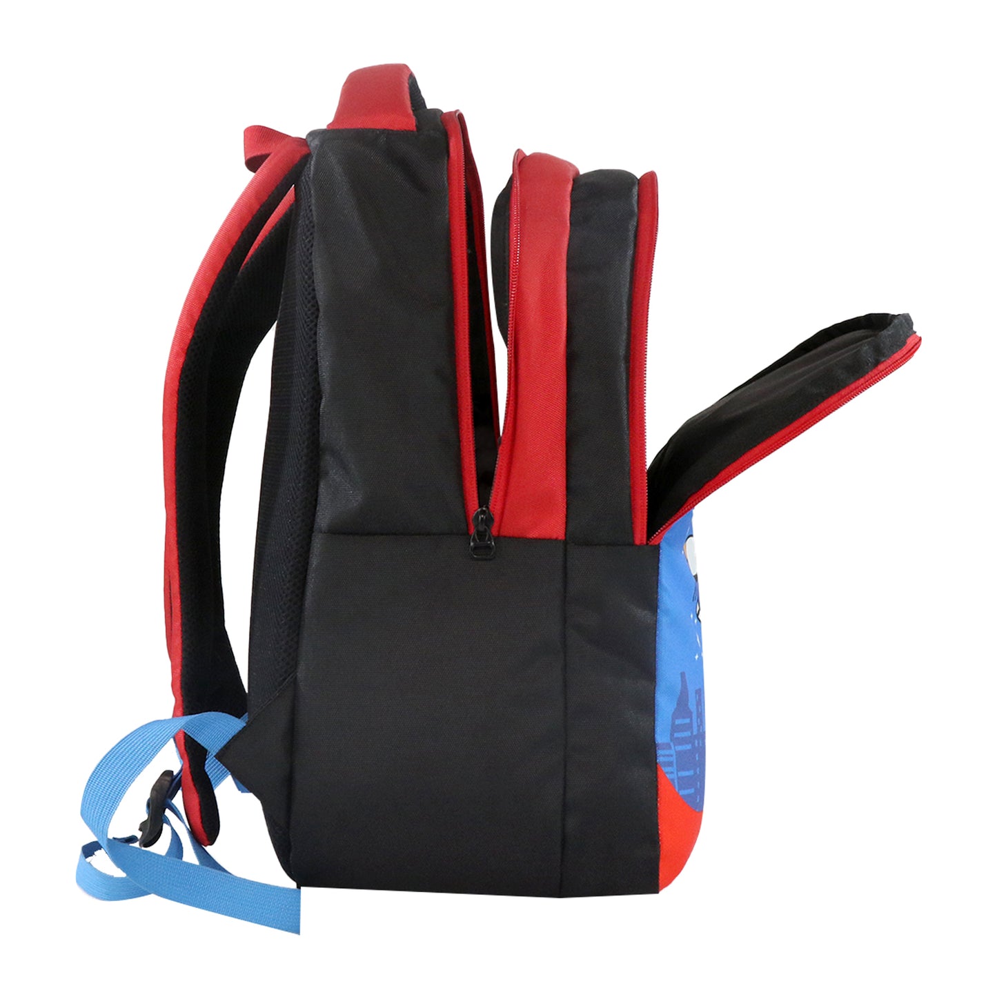 Mike Preschool Backpack Super Teddy - Blue