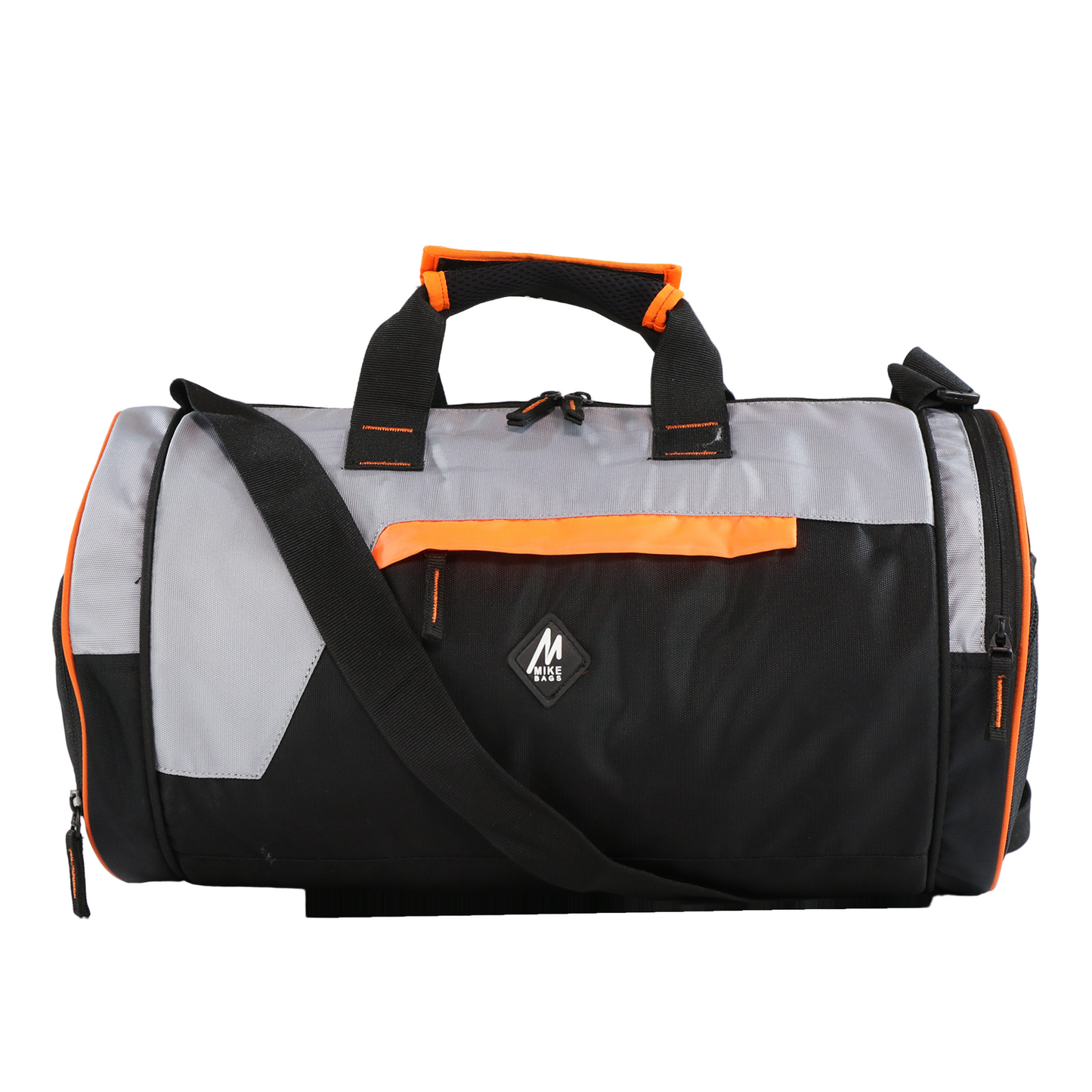 Mike Dual Tone Pro Gym Bag with shoe Compartment - White