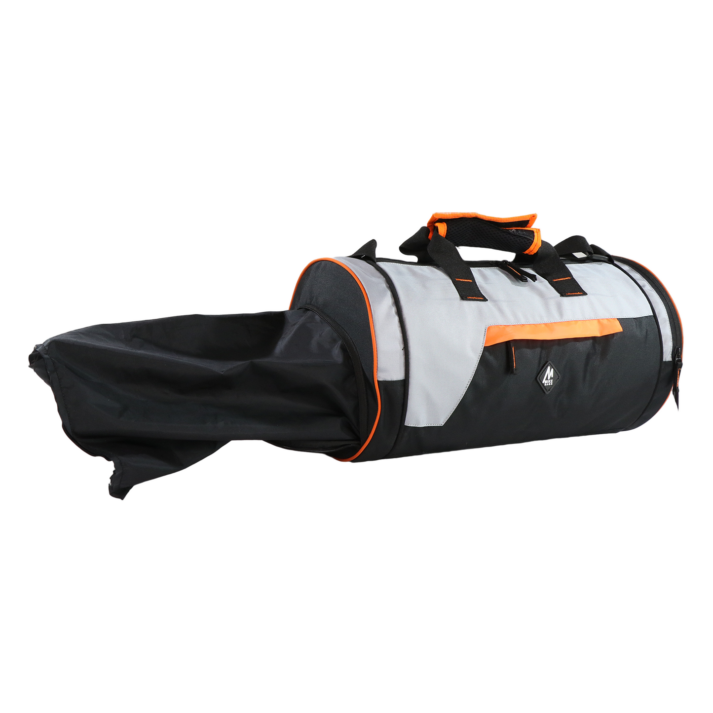 Mike Dual Tone Pro Gym Bag with shoe Compartment - White
