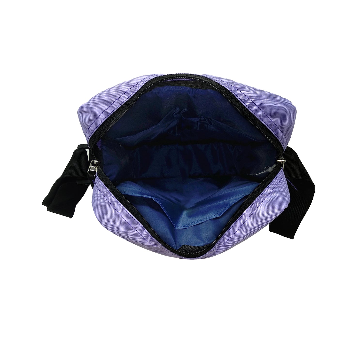 Mike Solid Messenger Bag - Purple