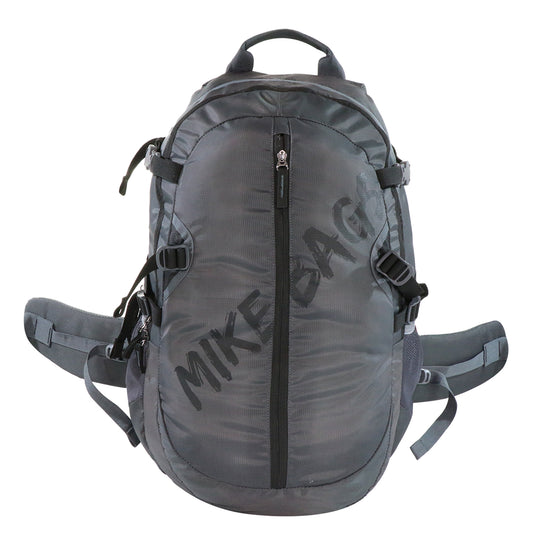 Mike Enticer 42L Trekking Backpack - Grey with Black Zip
