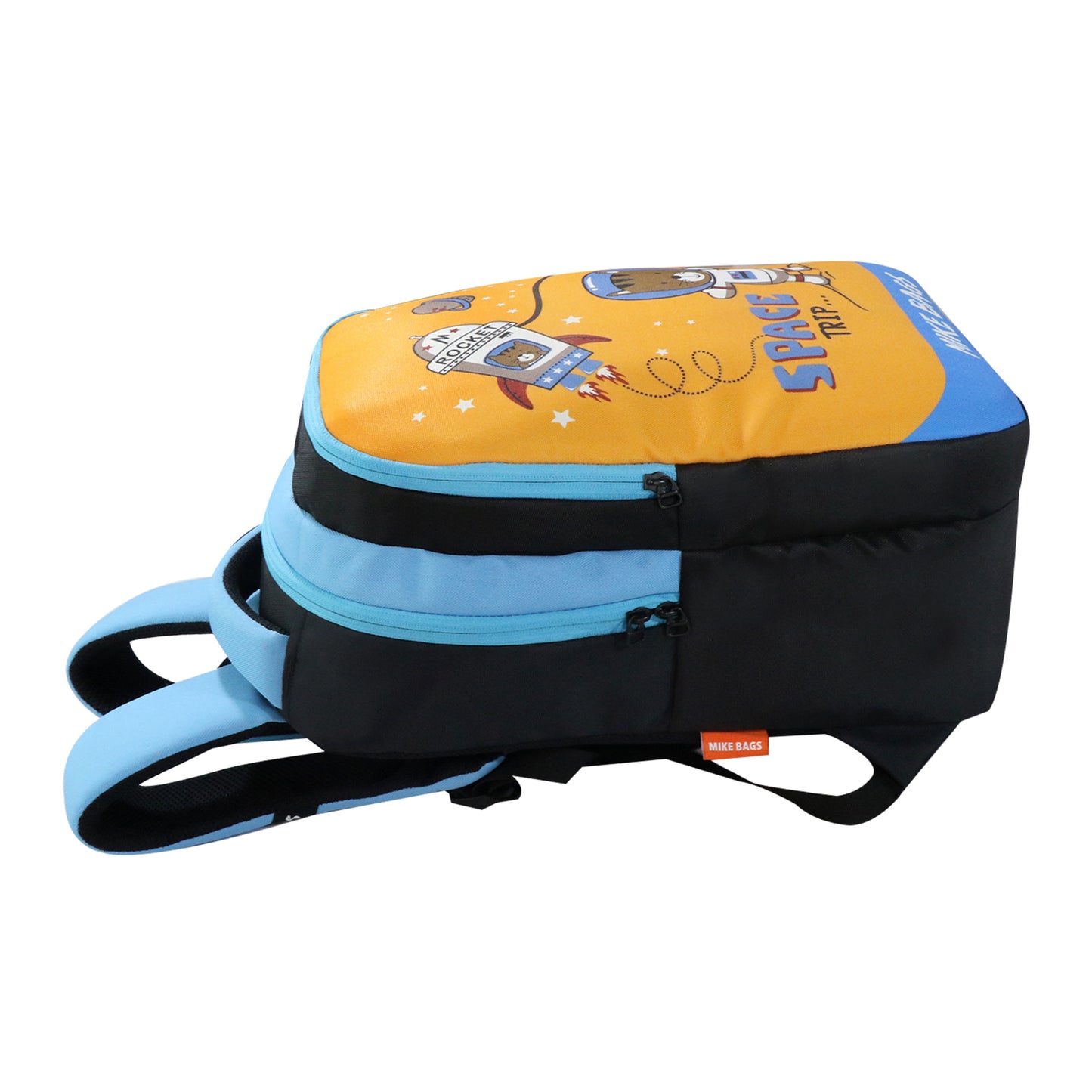 Mike Preschool Backpack Space Kitty - Orange