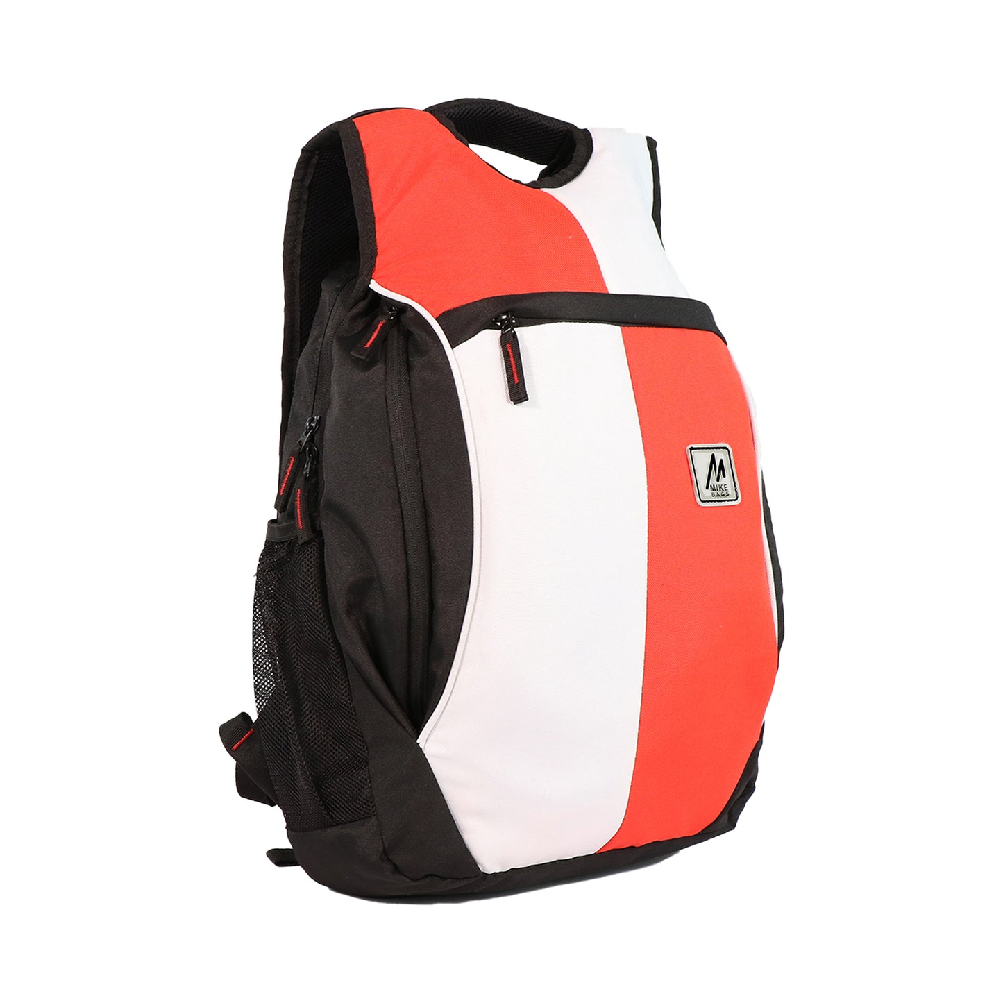 Mike Multi purpose Laptop Backpack - White & Red