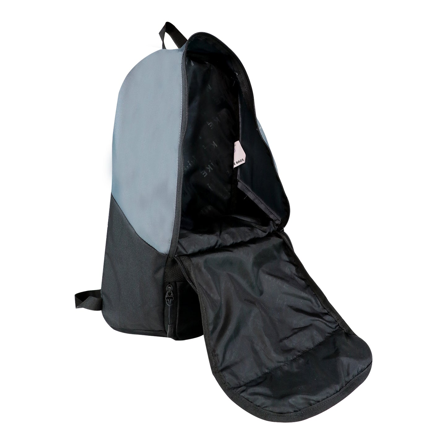 Mike Maxim Backpack -Grey with Black Zip