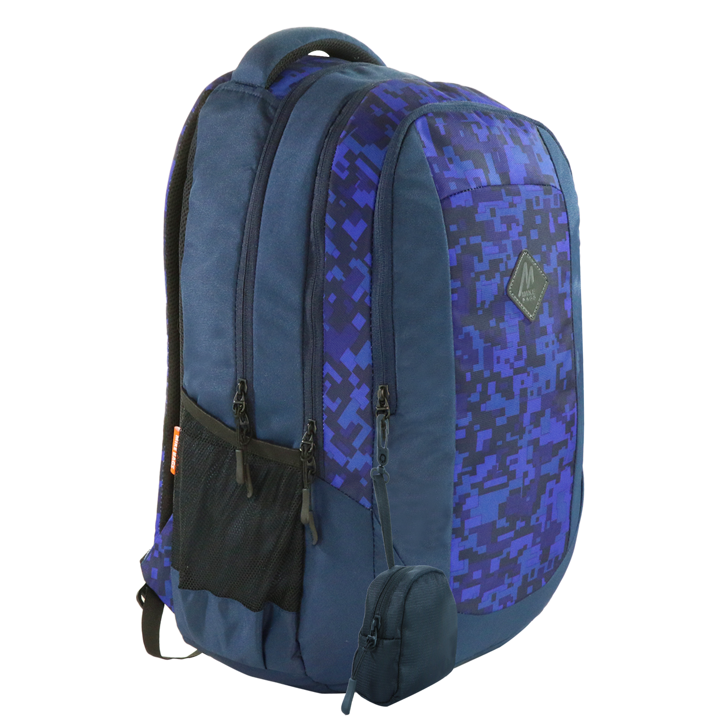 Mike Aurora School Backpack with Pouch - Blue