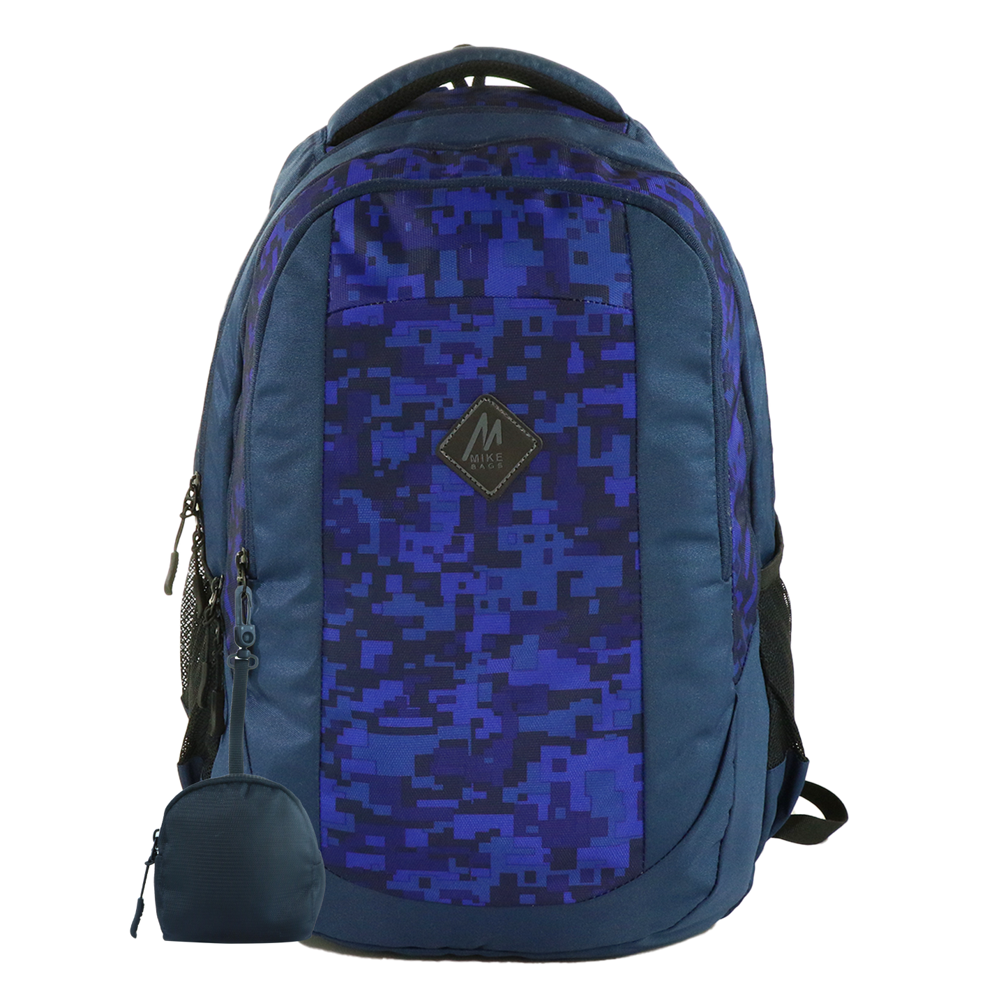 Mike Aurora School Backpack with Pouch - Blue