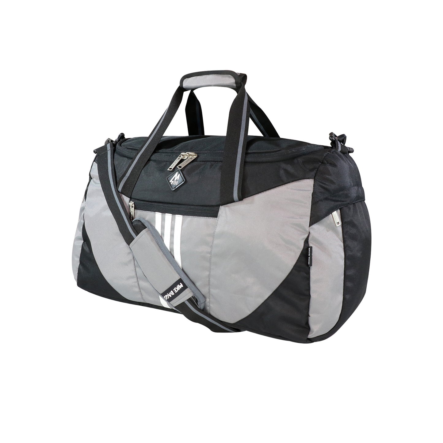 Mike Delta Duffel Bag - Grey & Black