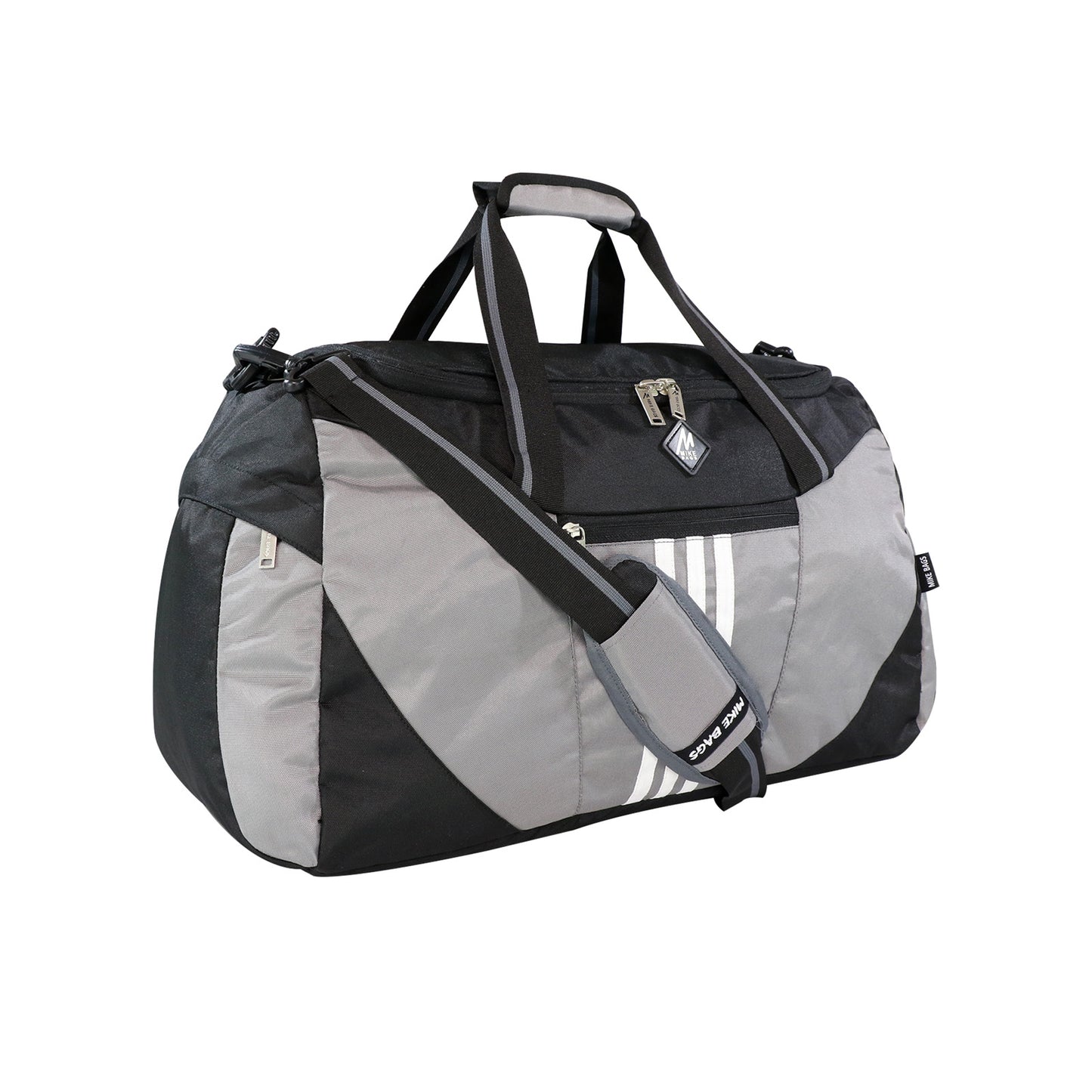Mike Delta Duffel Bag - Grey & Black