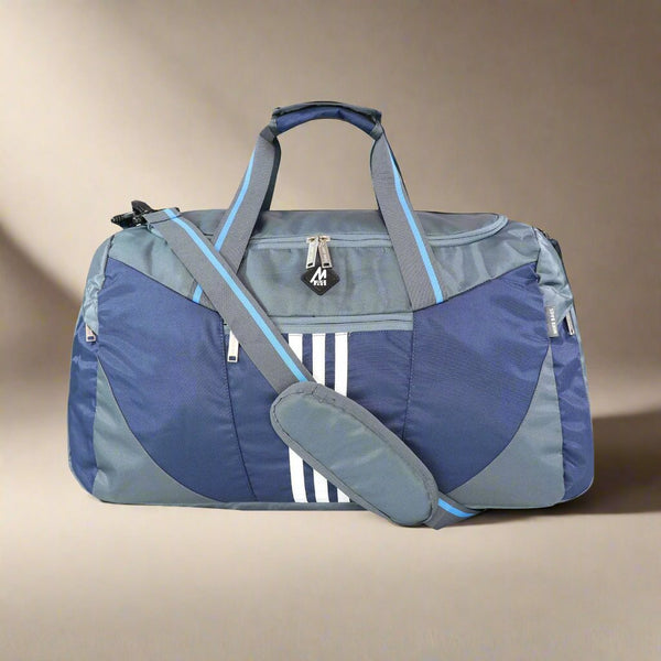 Mike Delta Duffel Bag 24" Blue & Grey Mike Bags