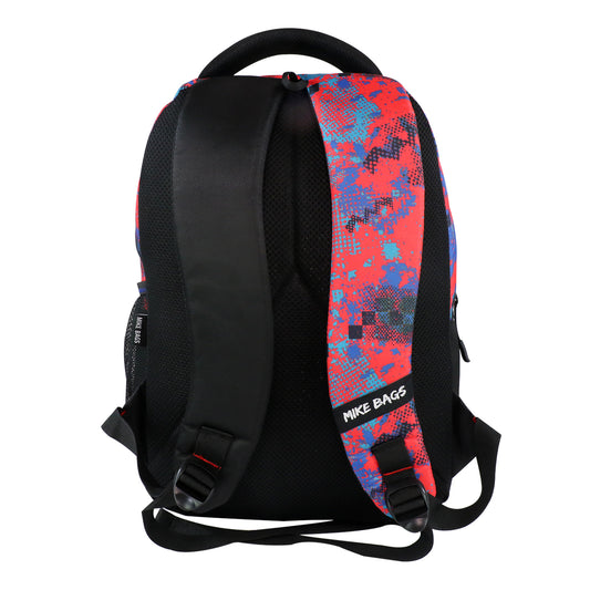 Mike Trio 17L School Backpack for Boys & Girls - Red