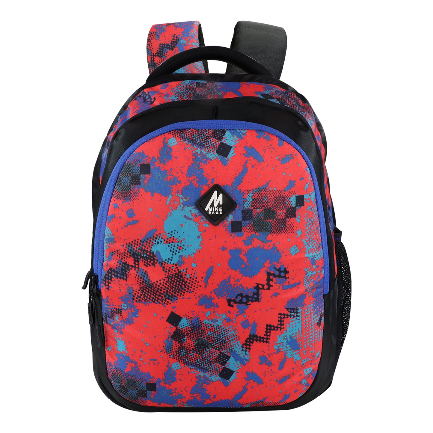 Mike Trio 17L School Backpack for Boys & Girls - Red