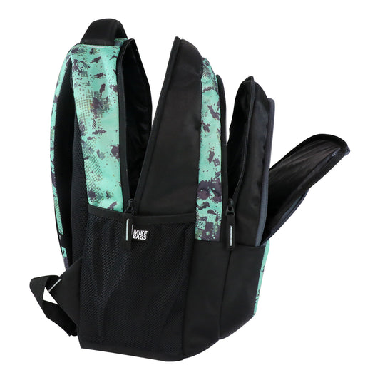 Mike Trio 17L School Backpack for Boys & Girls - Sea Green