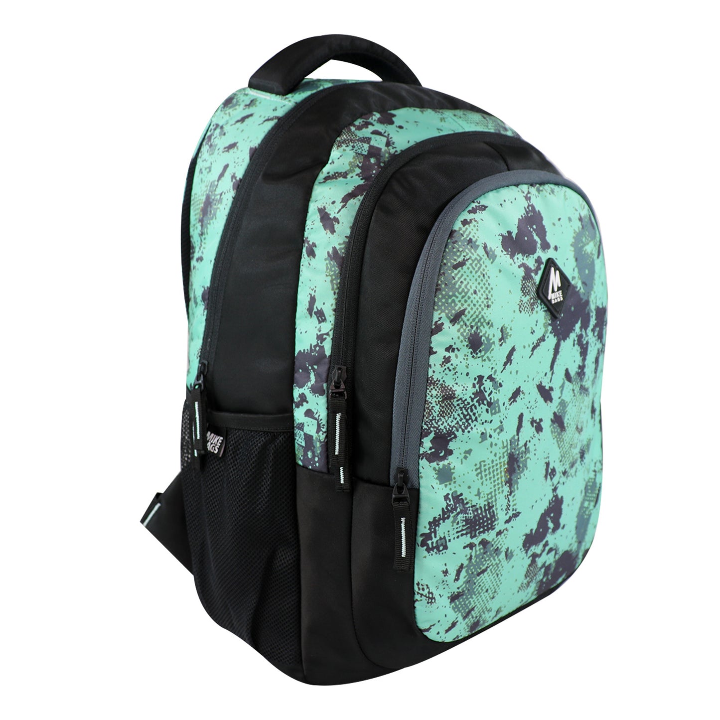 Mike Trio 17L School Backpack for Boys & Girls - Sea Green
