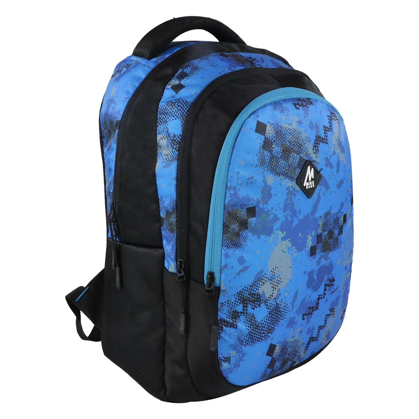 Mike Trio 17L School Backpack for Boys & Girls - Blue