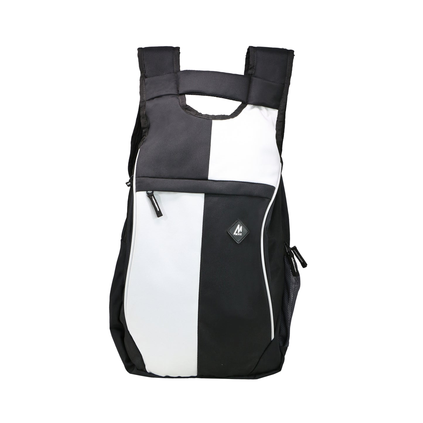 Mike Multi purpose Laptop Backpack - White & Black