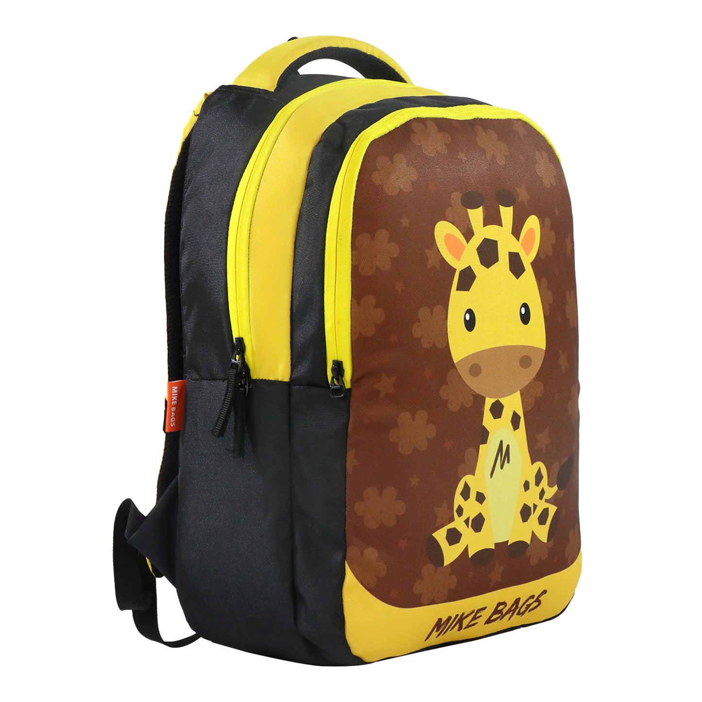 Mike pre school Backpack Giraffe Theme - Yellow