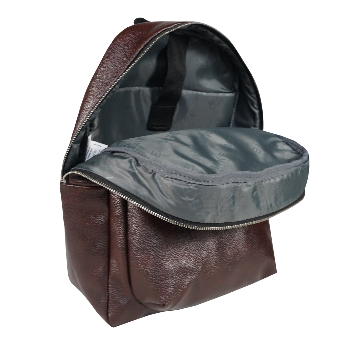 Mike Regent Leather Backpack - Brown