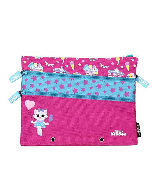 Smily Kiddos Fancy A5 Pencil Case pink
